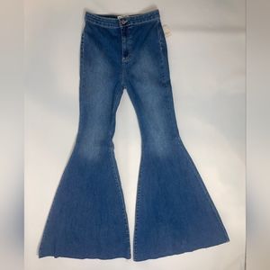 Free People Just Float on Flare Jeans